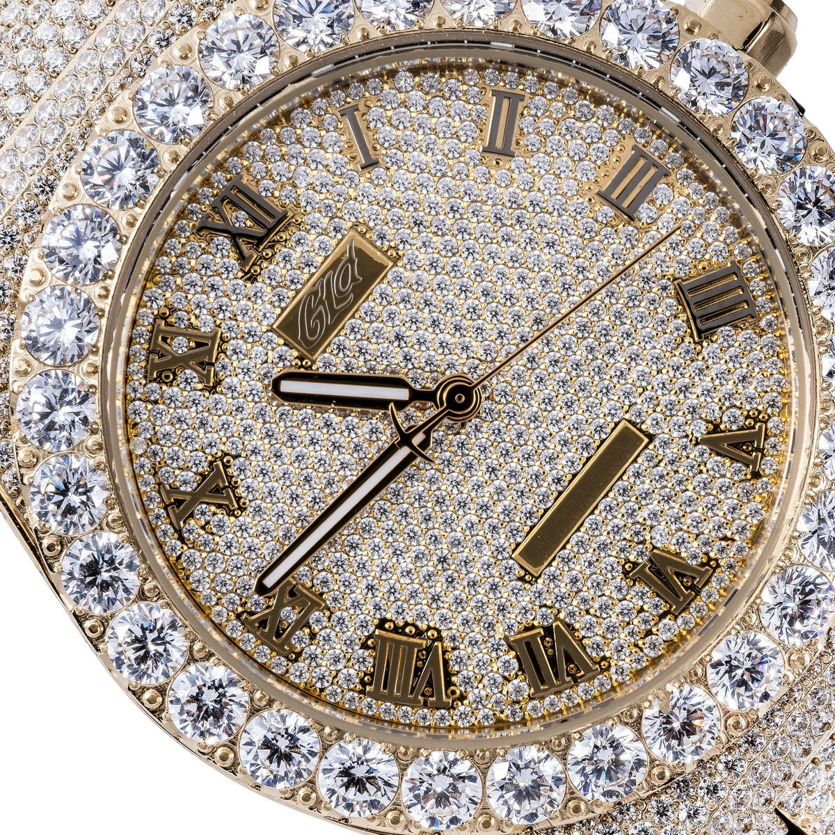42MM Fully Iced Moissanite Alpha Era? in Gold